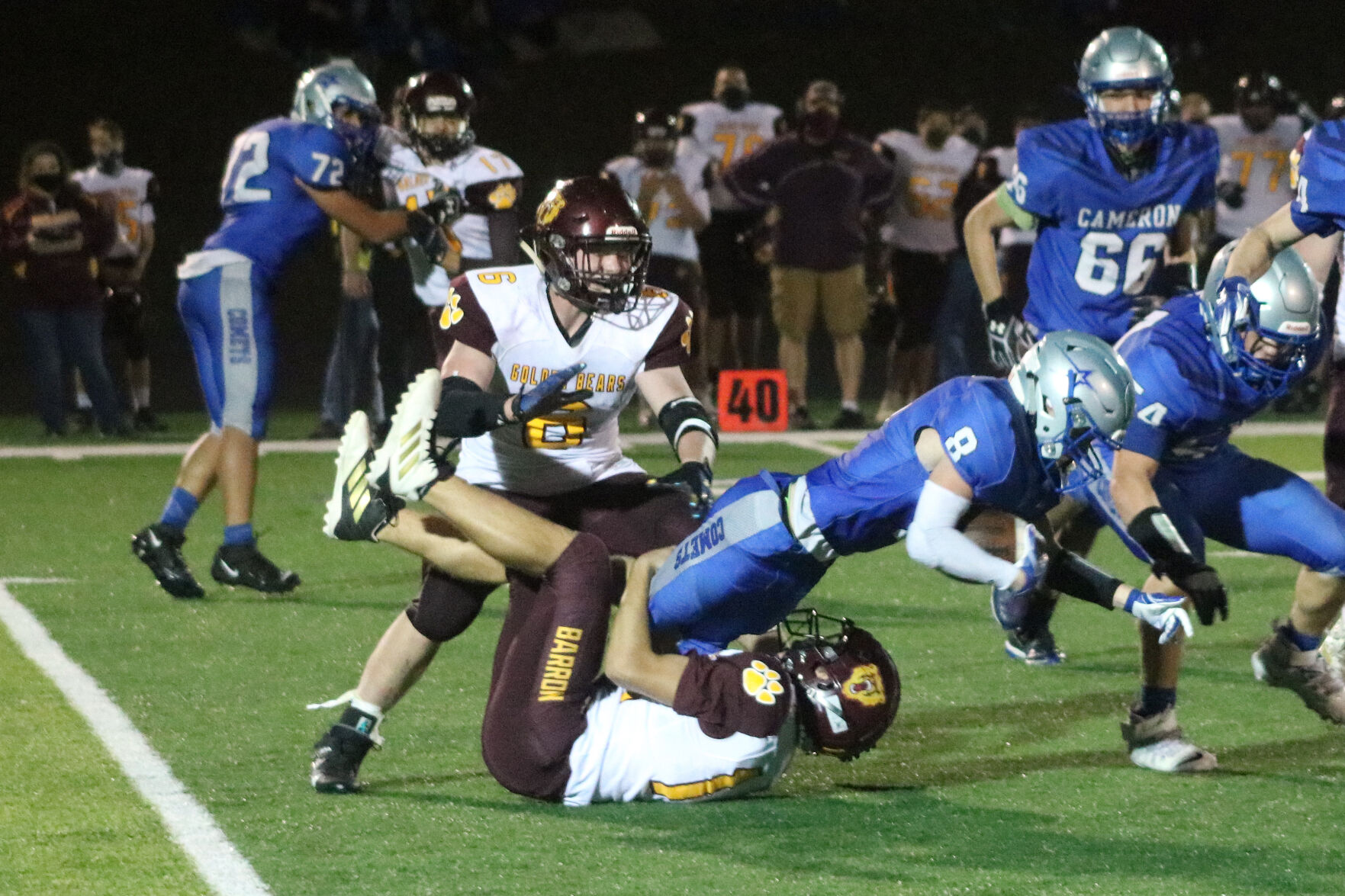 Cameron vs. Barron football 10-9-20